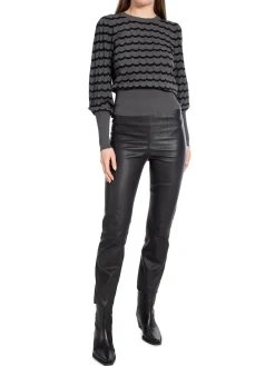 Neo Noir Troja Dary Stitch Knit Dark Grey^ Tröjor & Koftor