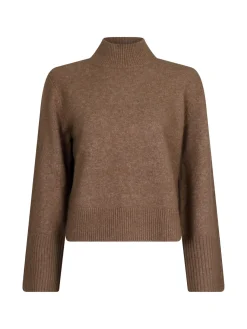Neo Noir Troja Kiara Knit Dusty Brown^ Tröjor & Koftor