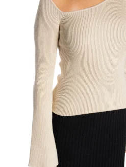 NORR Topp Sherry Ws Lurex Knit Light W. Lurex^ Toppar