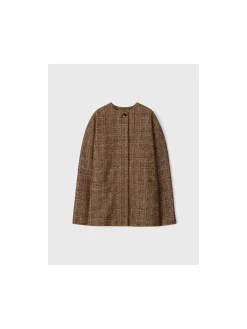 Rodebjer Jacka Dorila Check Caramel Brown^ Jackor & Kappor