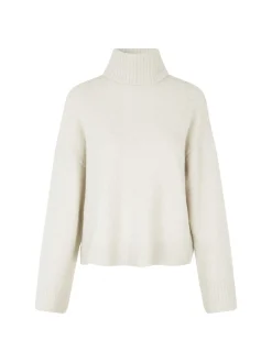 Samsøe Samsøe Samsoe Samsoe Troja Mandie Turtleneck White Onyx^ Tröjor & Koftor