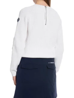 Sebago Troja Knitted Crew White^ Tröjor & Koftor