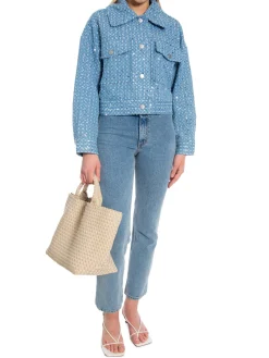 Second Female Jacka Lemara Denim Blue^ Jackor & Kappor