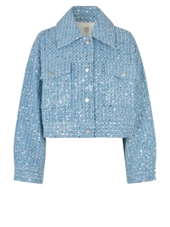 Second Female Jacka Lemara Denim Blue^ Jackor & Kappor