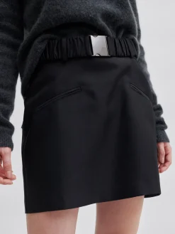 Second Female Kjol Elegance New Black^ Kjolar