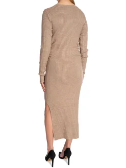 Second Female Klanning Sanka New Knit Silver Mink^ Klänningar