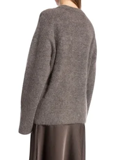 Second Female Troja Brookline Knit Raglan O-Neck Major Brown^ Tröjor & Koftor