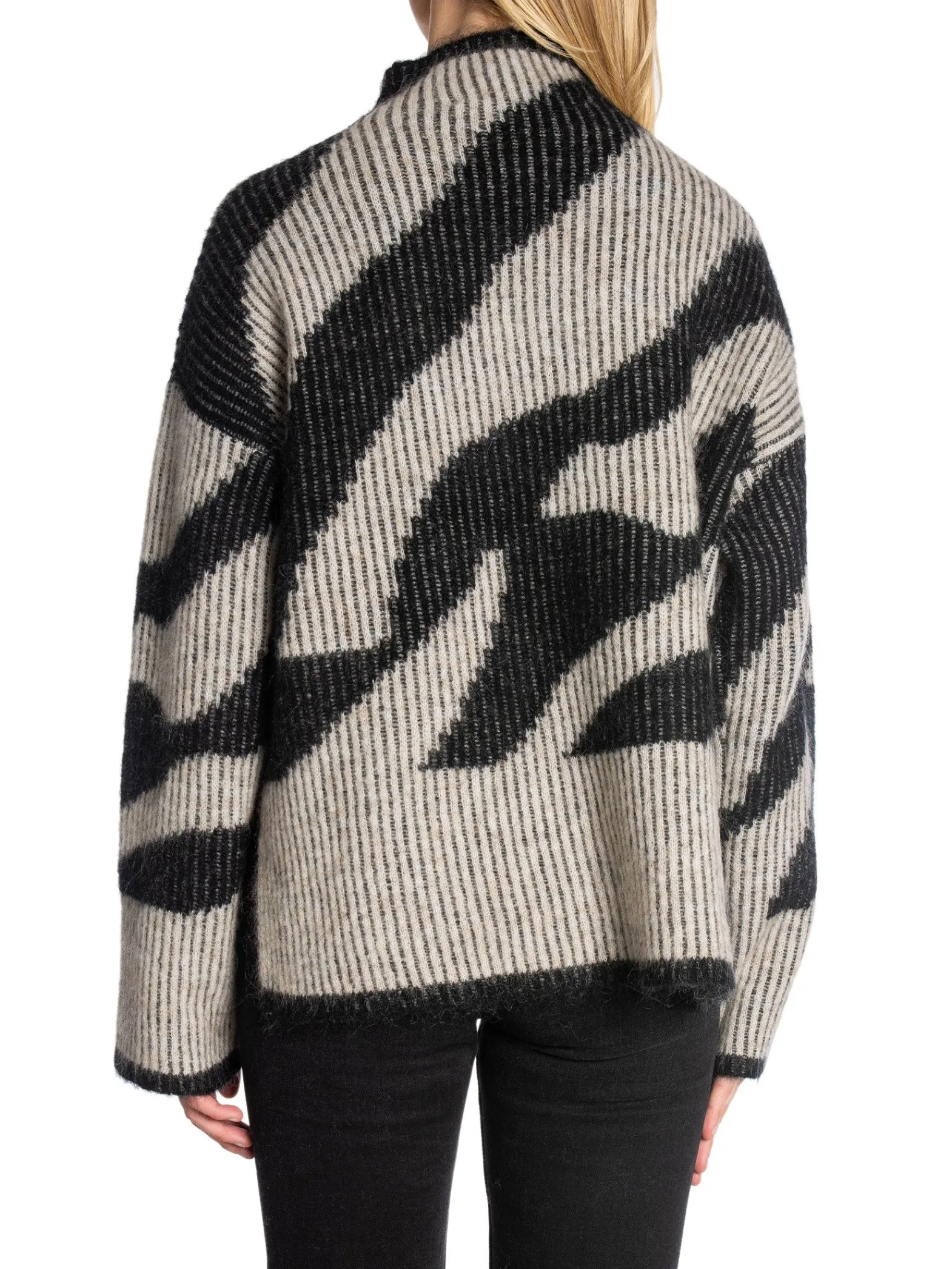 Second Female Troja Tallaha Knit T-Neck Brazilian Sand^ Tröjor & Koftor