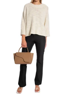 Selected Femme Byxa Eliana Slim Flared Black^ Byxor