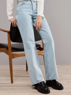 Selected Femme Jeans Alice Hw Wide Light Blue Denim L32^ Jeans