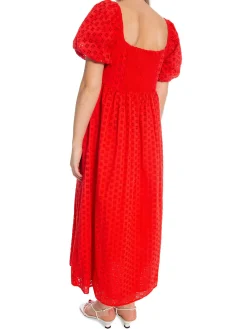 Selected Femme Klanning Anelli Flame Scarlet^ Klänningar