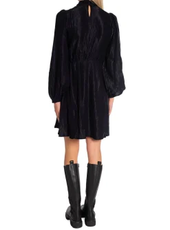 Selected Femme Klanning Madina Ls Short Black^ Klänningar