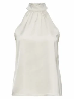 Selected Femme Linne Rachelle Halter Neck Birch^ Linnen