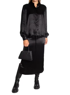 Selected Femme Skjorta Lyra Ls Black^ Skjortor