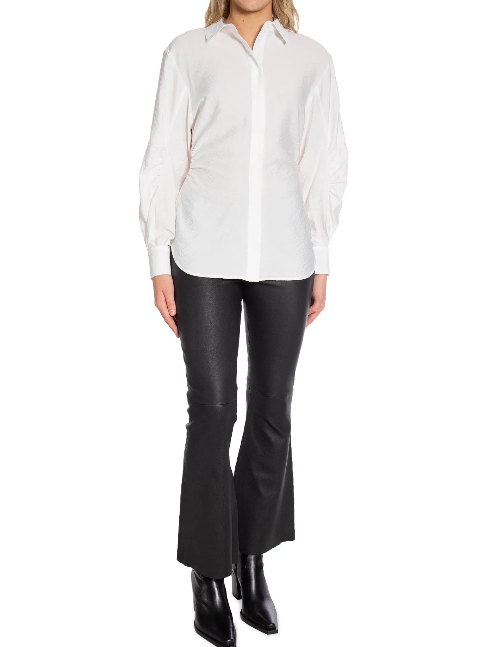 Selected Femme Skjorta Vega Ls Gathered Snow White^ Skjortor