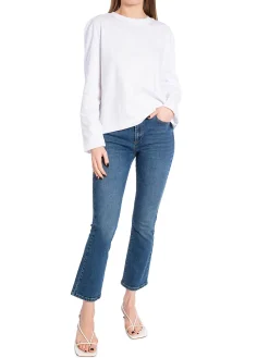 Selected Femme Topp Essential Ls Boxy Bright White^ Toppar