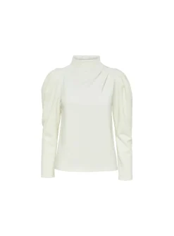 Selected Femme Topp Fenja Ls Snow White^ Toppar