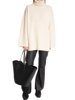 Selected Femme Troja Mary Long Knit Roll Neck Birch^ Tröjor & Koftor