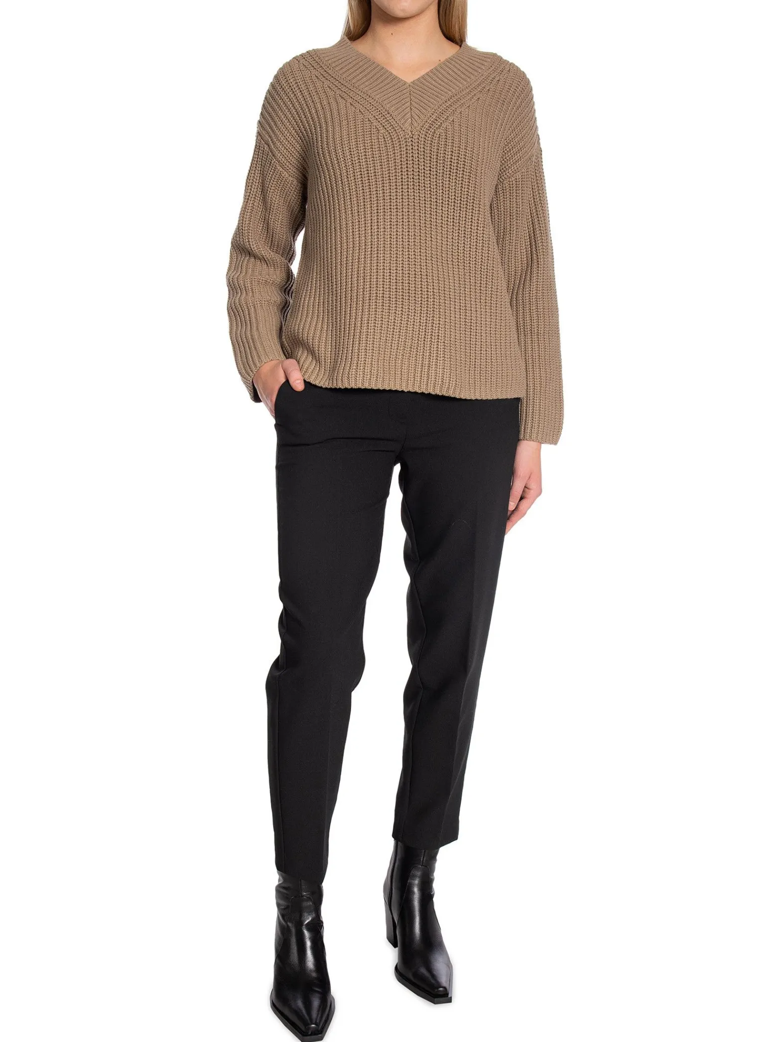 Selected Femme Troja Selma Greige^ Tröjor & Koftor