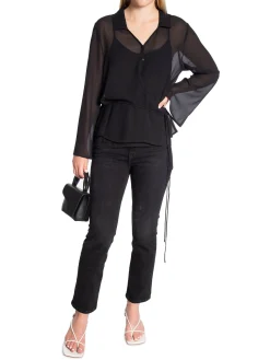 Soft Rebels Blus Ilana Black^ Blusar
