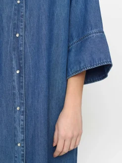 Soft Rebels Klanning Azalea Light Blue Wash^ Klänningar