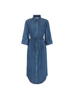 Soft Rebels Klanning Azalea Light Blue Wash^ Klänningar