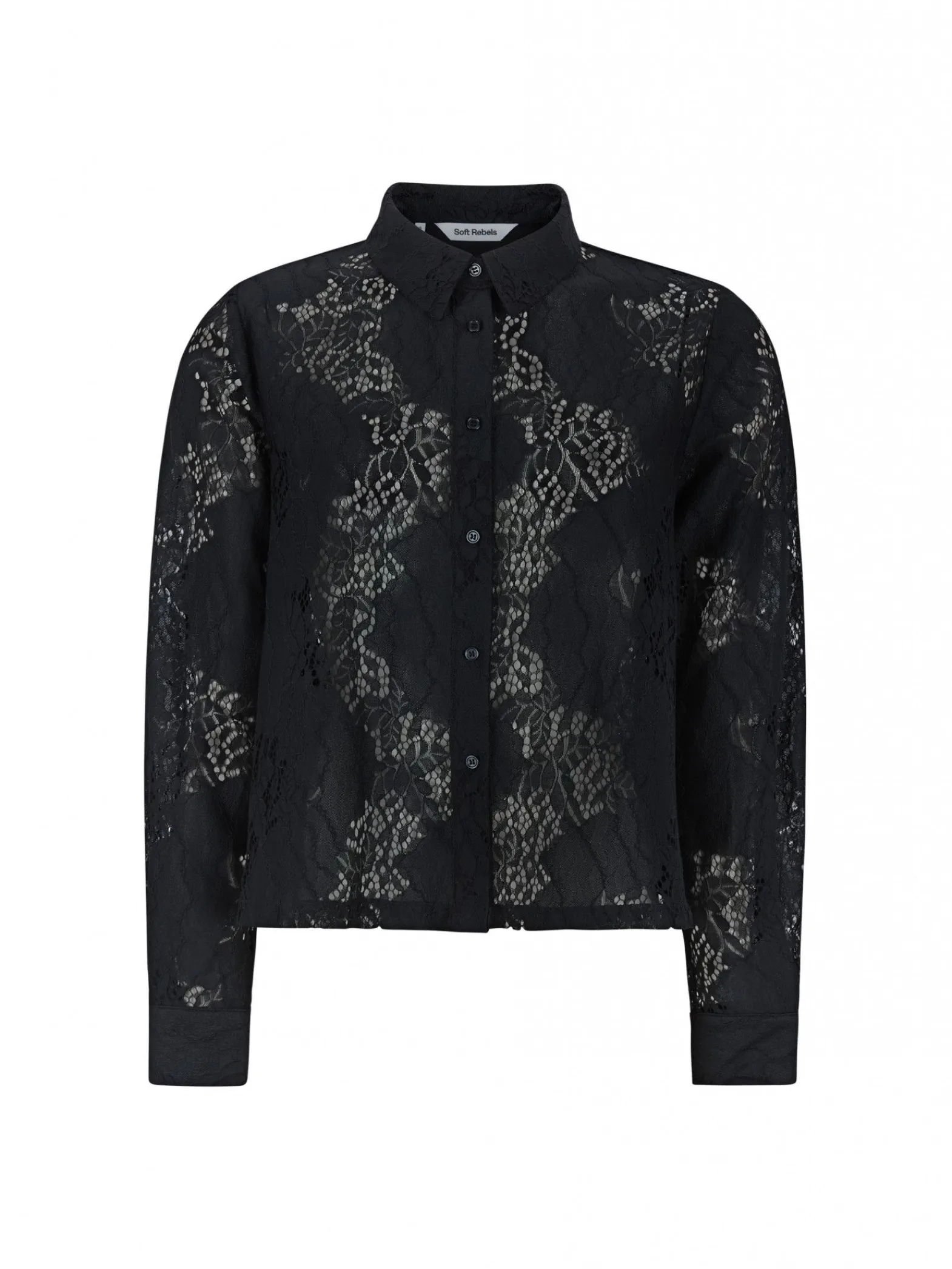 Soft Rebels Skjorta Safa Black^ Skjortor