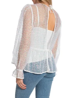 Stella Nova Blus Bodil Mother Of Pearl^ Blusar