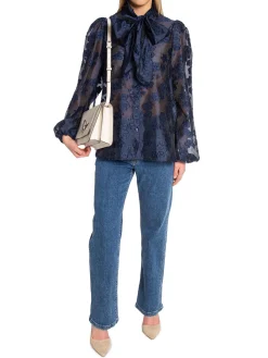 Stella Nova Blus Erina Navy^ Blusar