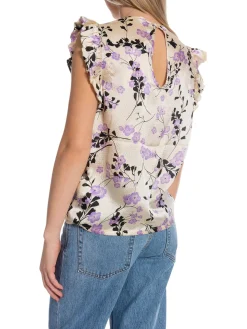 Stella Nova Topp Bolette Flower Purple^ Toppar