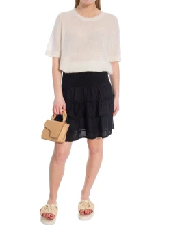 Y.A.S Kjol Yasranti Hmw Smock Black^ Kjolar