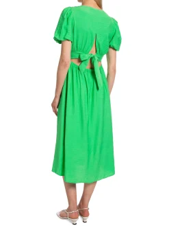 Y.A.S Klanning Yasclema Midi Poison Green^ Klänningar