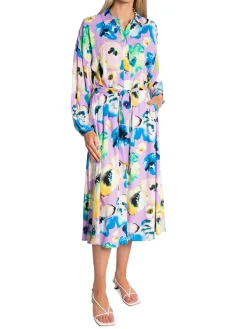 Y.A.S Klanning Yasmalou Midi Shirt Sheer C^ Klänningar