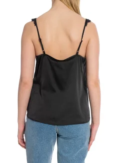 Y.A.S Linne Bliza Lace Strapblack^ Linnen