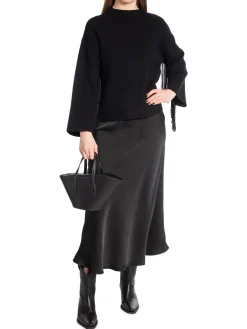 Y.A.S Troja Yasfringa Ls Knit Pullover Black^ Tröjor & Koftor