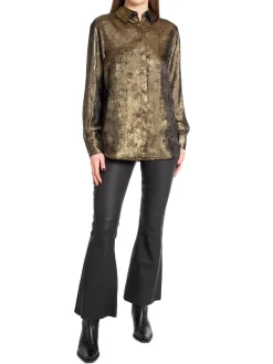 YAYA Blus Metallic Dark Gold^ Blusar