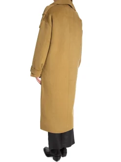 YAYA Kappa Long Wool Gothic Olive Green^ Jackor & Kappor