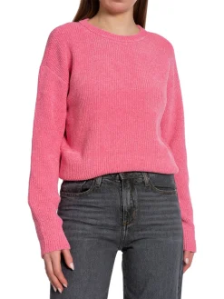 YAYA Troja Chenille Ls Morning Glory Pink^ Tröjor & Koftor