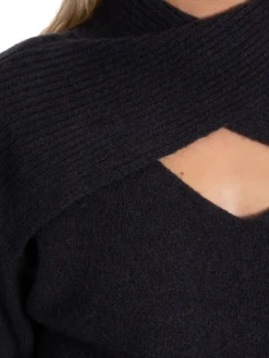 YAYA Troja Open Neckline Phantom^ Tröjor & Koftor